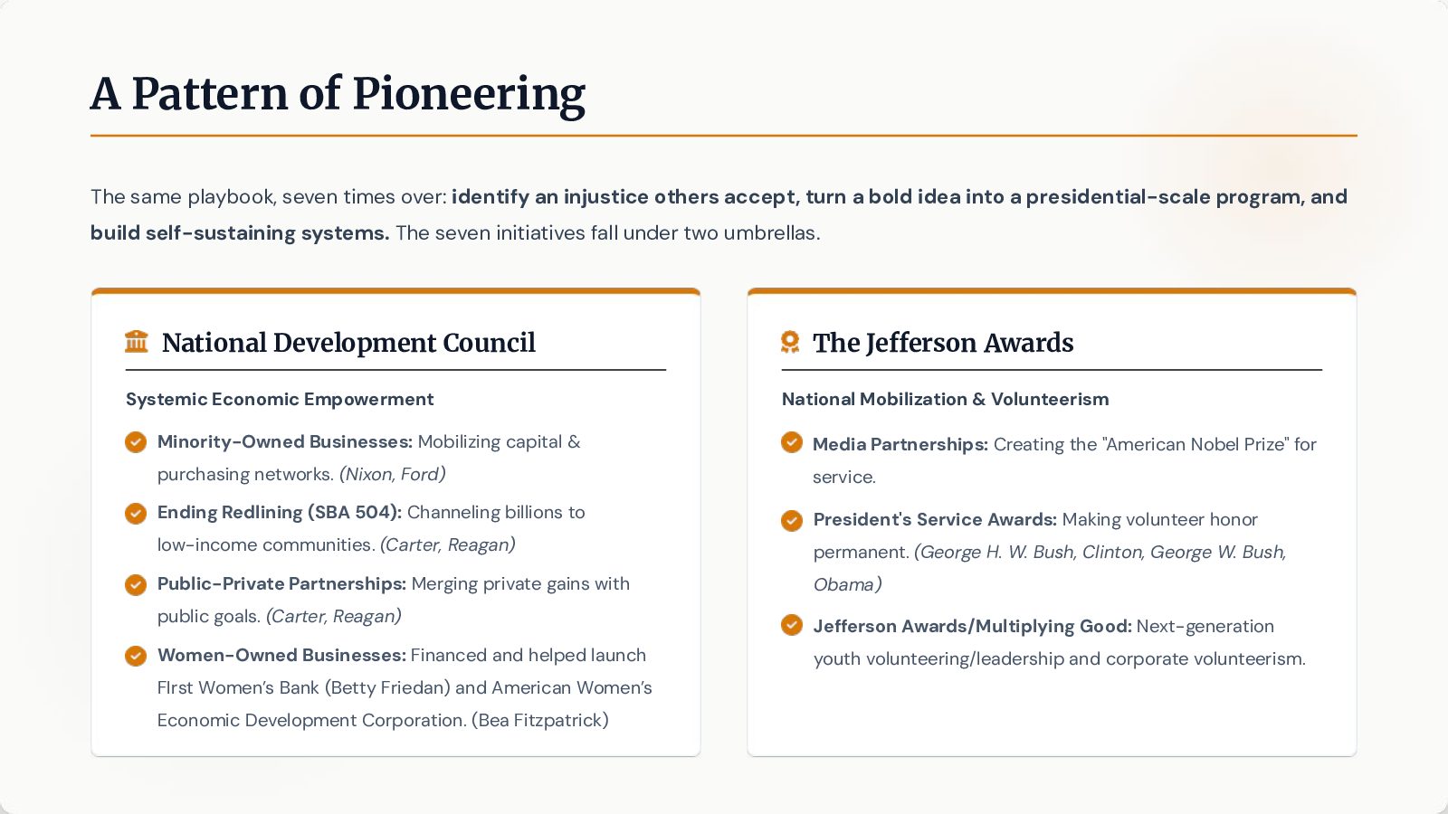 Sam Beard — The Pioneer Pathway — slide 4